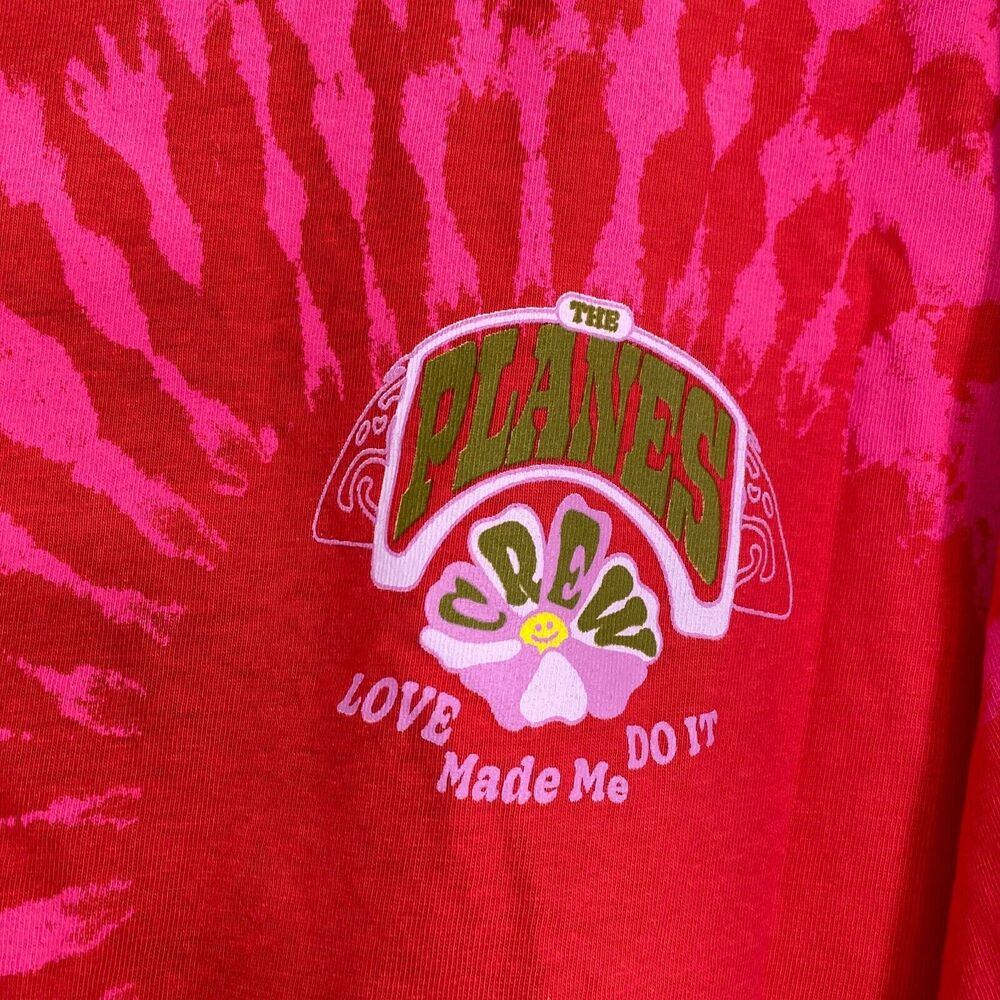 Paper Planes Shirt Mens Extra Large Lovers Rock Steady Graphic Tee Tie Dye Crew - Picture 5 of 13